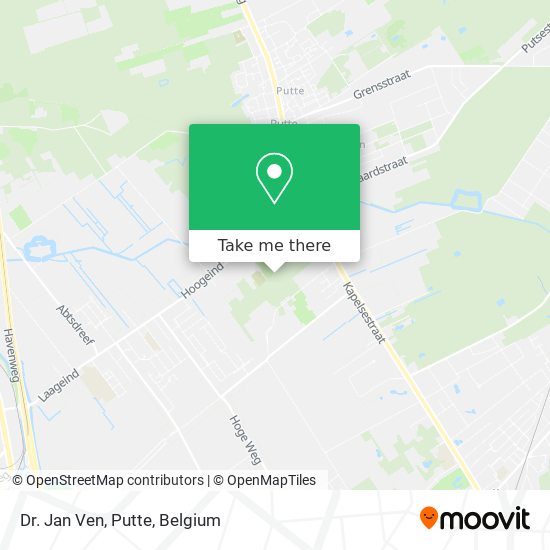 Dr. Jan Ven, Putte map