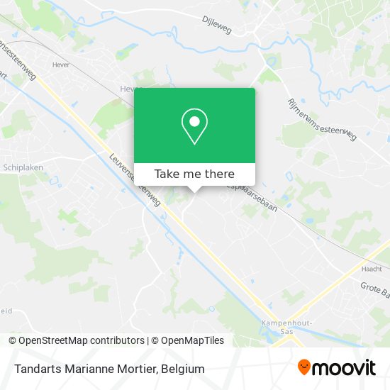 Tandarts Marianne Mortier map