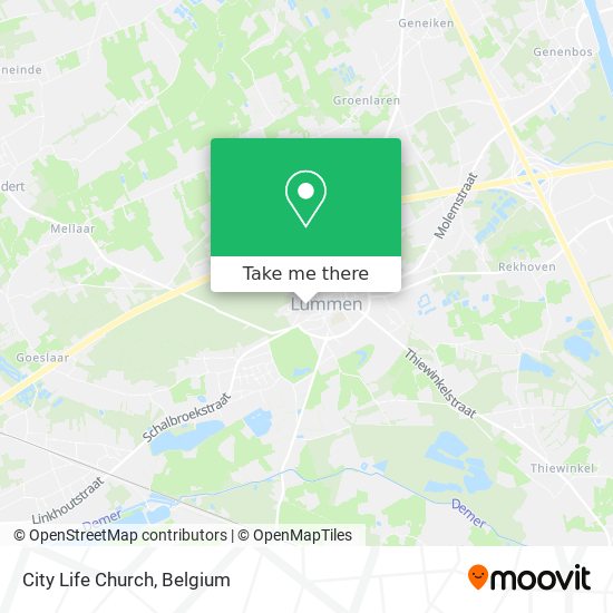 City Life Church map