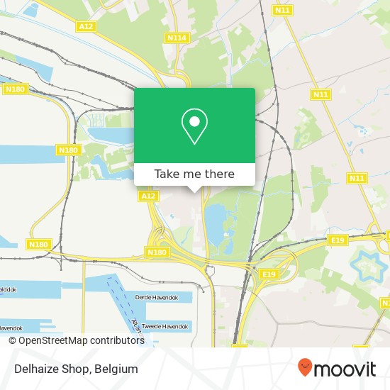Delhaize Shop map