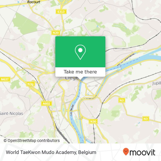 World TaeKwon Mudo Academy map