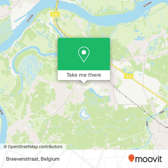 Breevenstraat map