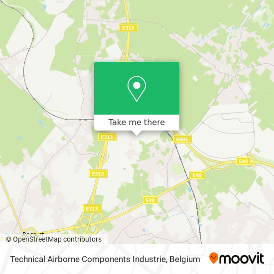 Technical Airborne Components Industrie map