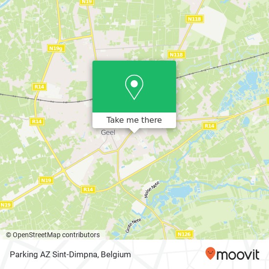 Parking AZ Sint-Dimpna map