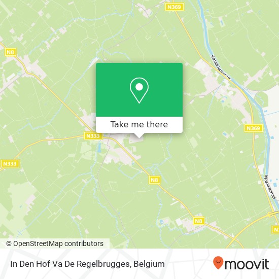 In Den Hof Va De Regelbrugges map