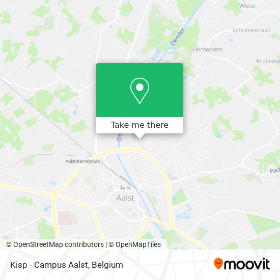 Kisp - Campus Aalst map