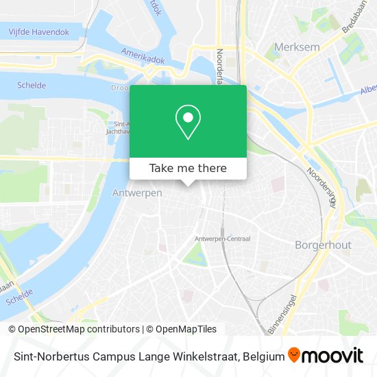 Sint-Norbertus Campus Lange Winkelstraat map