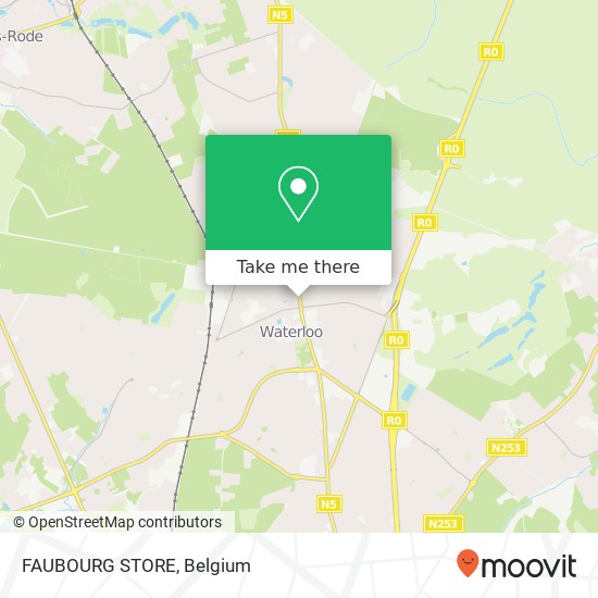 FAUBOURG STORE map