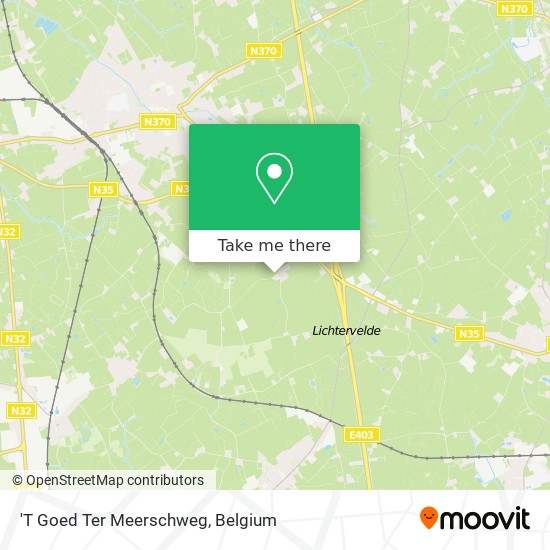'T Goed Ter Meerschweg map