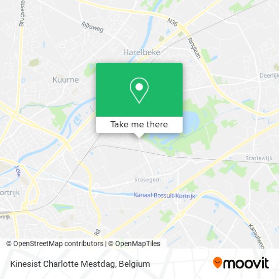 Kinesist Charlotte Mestdag map