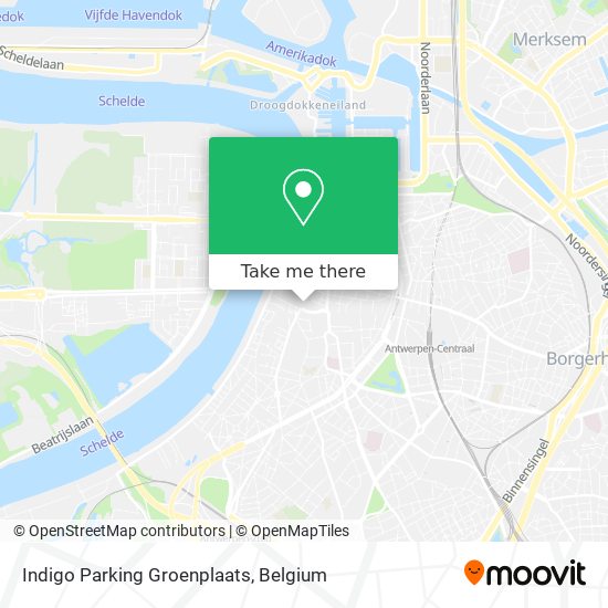 Indigo Parking Groenplaats plan