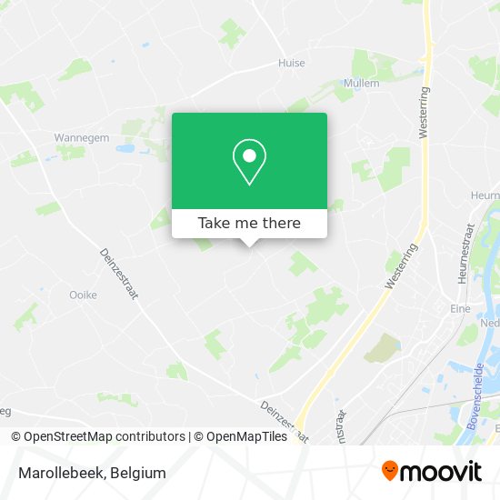 Marollebeek map