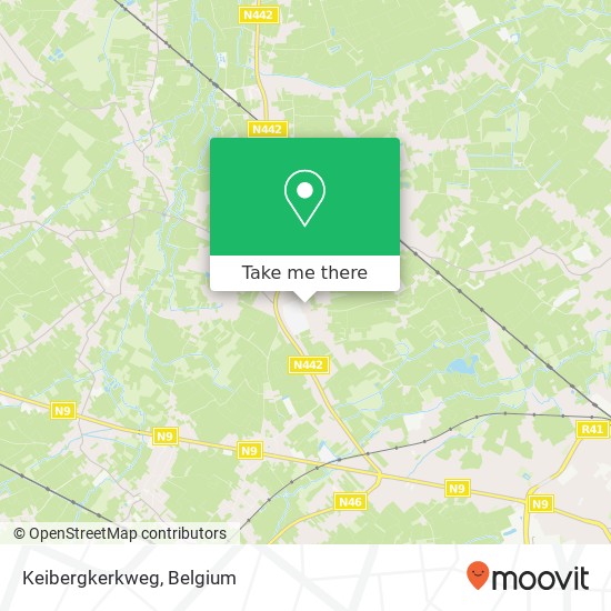 Keibergkerkweg map