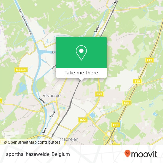 sporthal hazeweide map