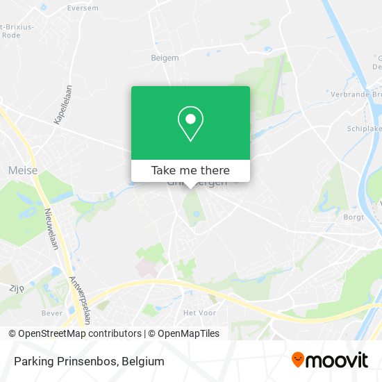 Parking Prinsenbos map