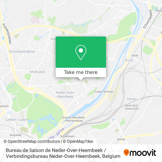 Bureau de liaison de Neder-Over-Heembeek / Verbindingsbureau Neder-Over-Heembeek plan
