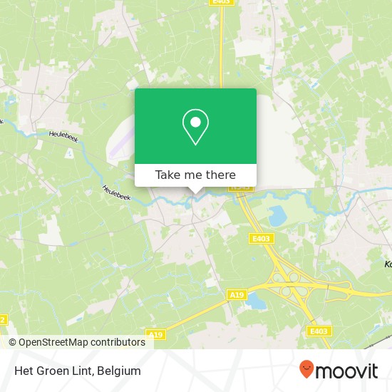 Het Groen Lint map