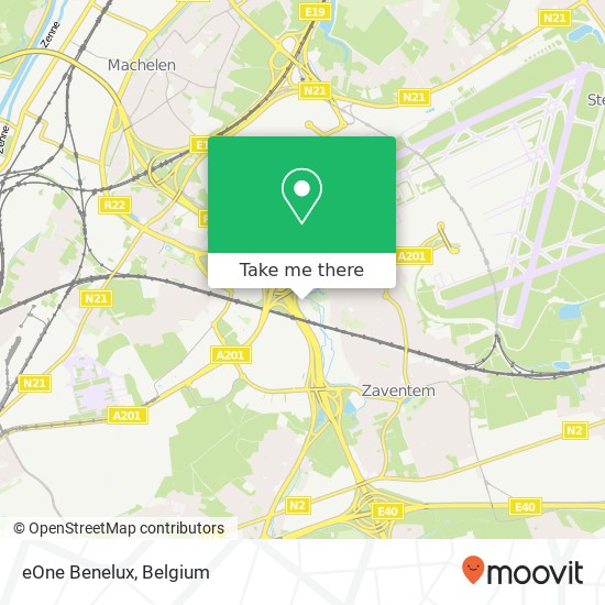 eOne Benelux map