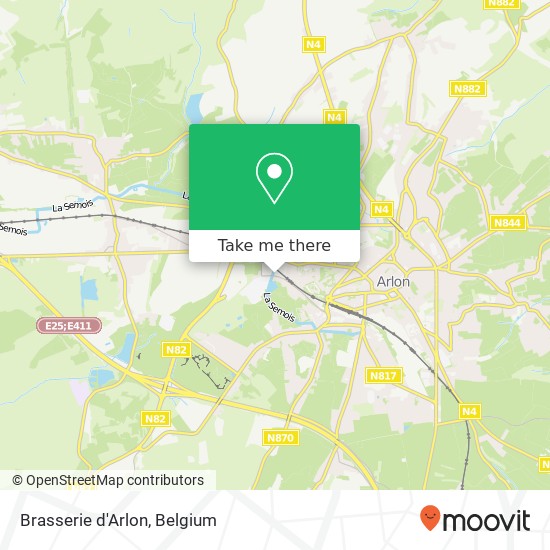 Brasserie d'Arlon map