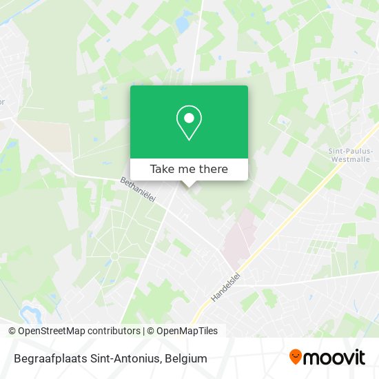 Begraafplaats Sint-Antonius map
