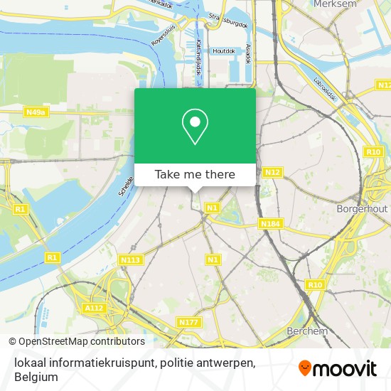 lokaal informatiekruispunt, politie antwerpen map