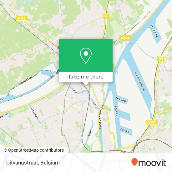 Uitvangstraat map