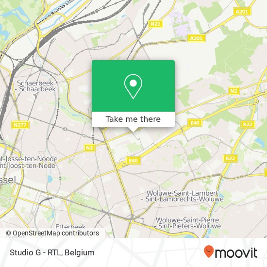 Studio G - RTL map