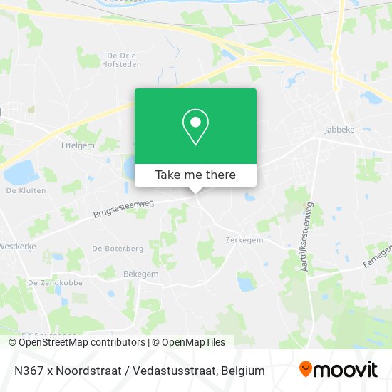 N367 x Noordstraat / Vedastusstraat plan