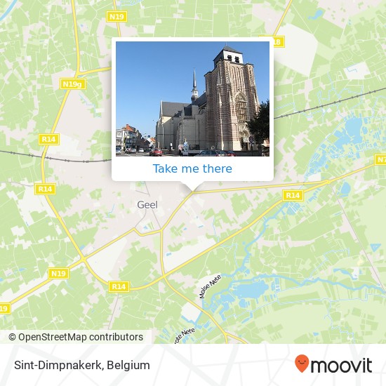 Sint-Dimpnakerk plan