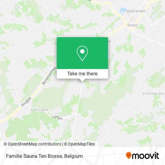 Familie Sauna Ten Bosse map