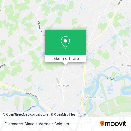 Dierenarts Claudia Vermeir map