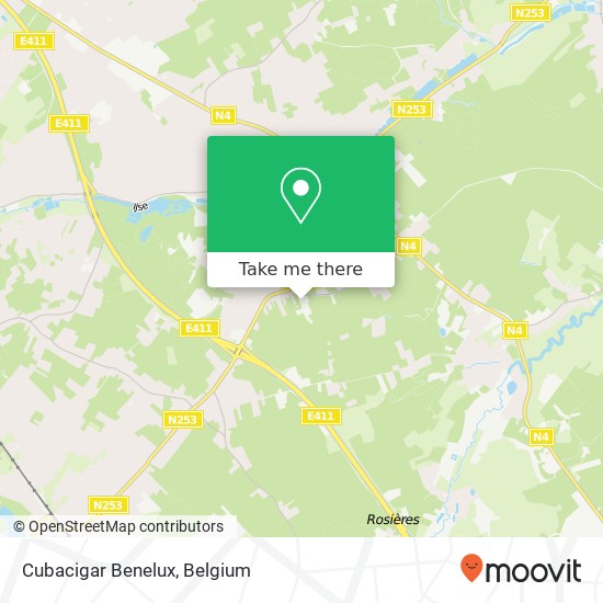 Cubacigar Benelux map