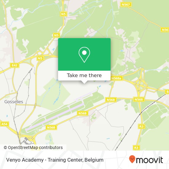 Venyo Academy - Training Center map