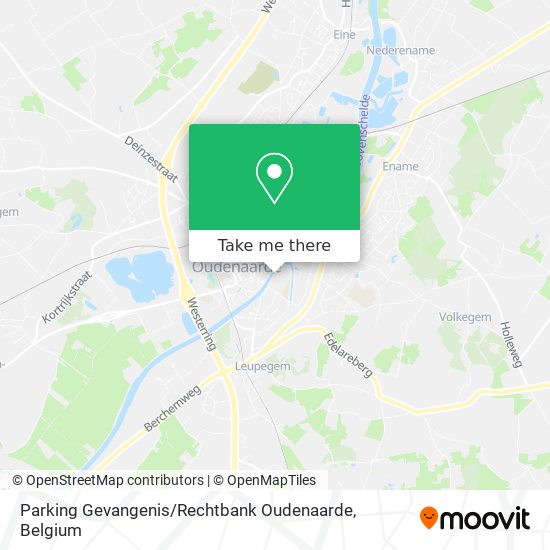 Parking Gevangenis / Rechtbank Oudenaarde map