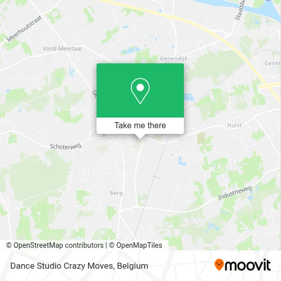 Dance Studio Crazy Moves map