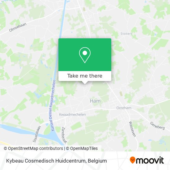 Kybeau Cosmedisch Huidcentrum map