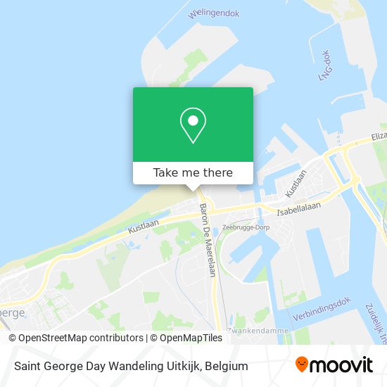 Saint George Day Wandeling Uitkijk map