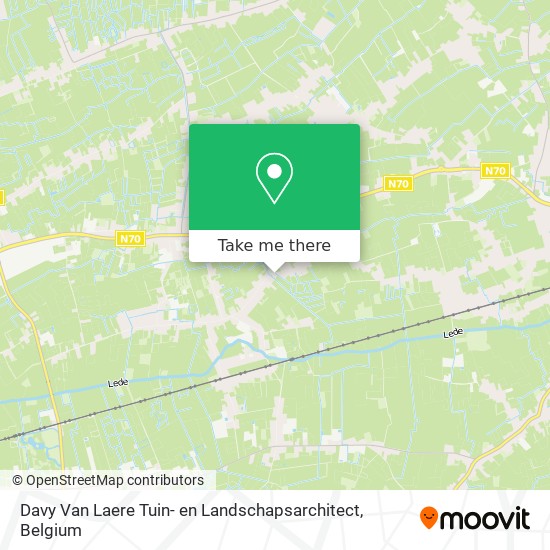 Davy Van Laere Tuin- en Landschapsarchitect map