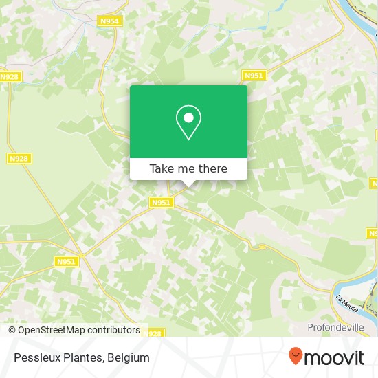 Pessleux Plantes map