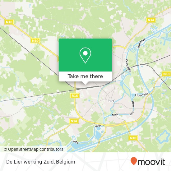 De Lier werking Zuid map