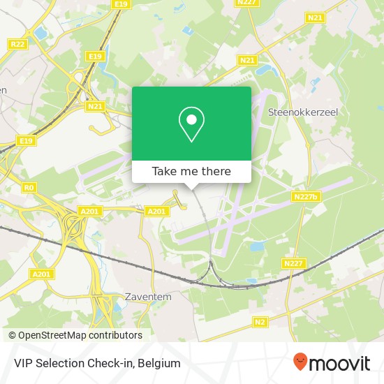 VIP Selection Check-in map