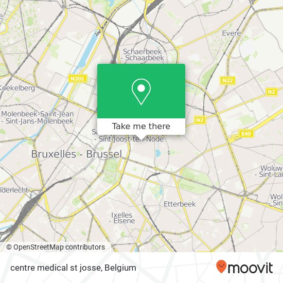 centre medical st josse map