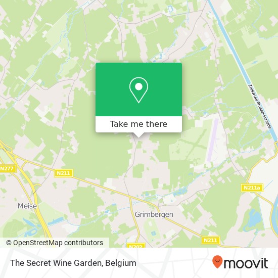 The Secret Wine Garden map