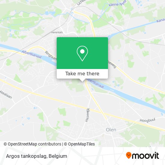 Argos tankopslag map