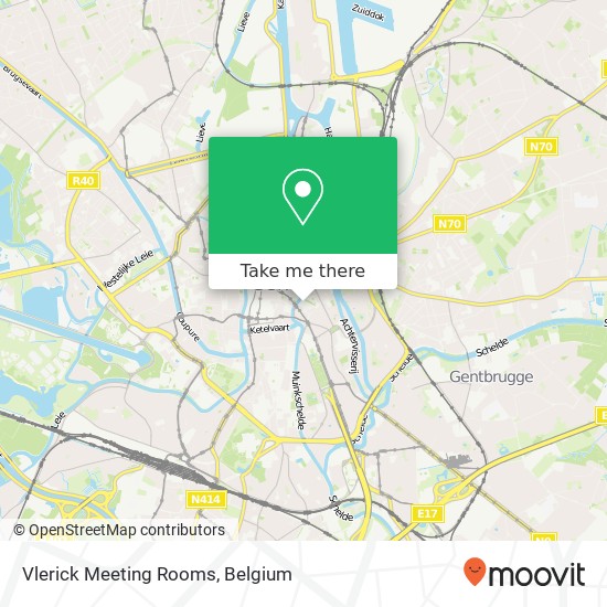 Vlerick Meeting Rooms plan