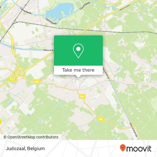 Judozaal map