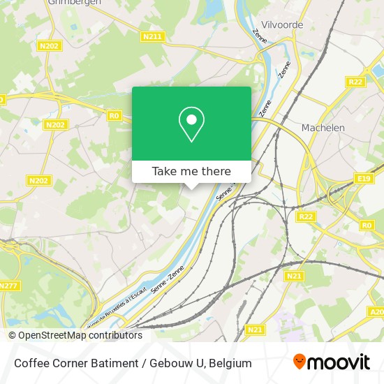 Coffee Corner Batiment / Gebouw U map