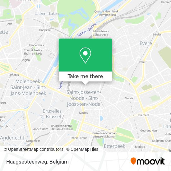 Haagsesteenweg map