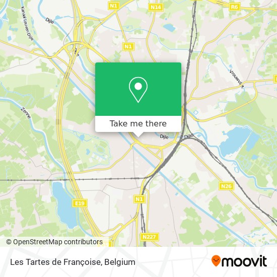 Les Tartes de Françoise map