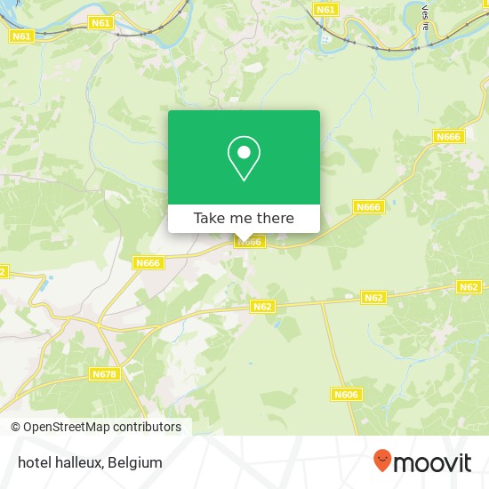 hotel halleux map